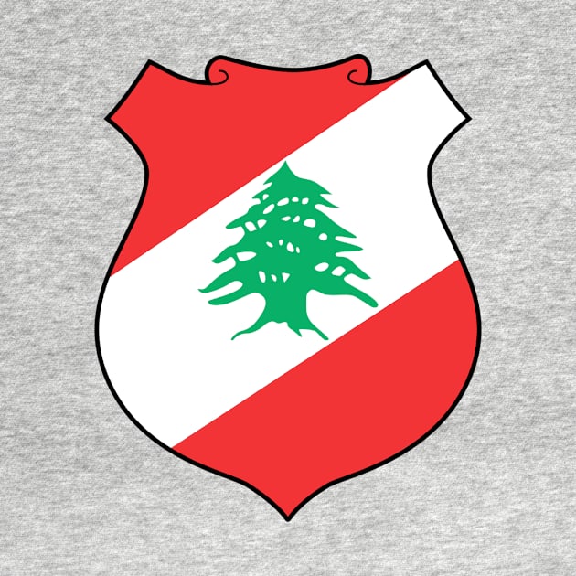 Coat of arms of Lebanon by Wickedcartoons